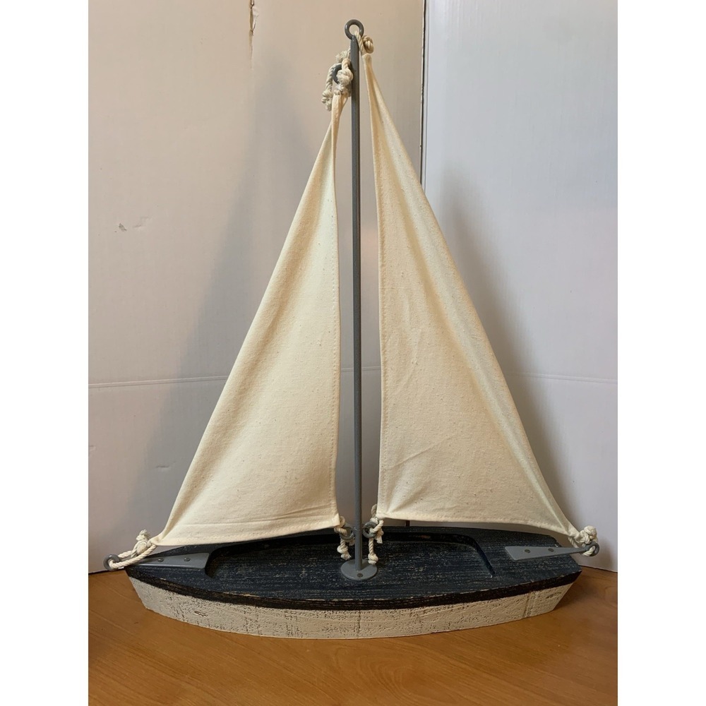 Sailboat Replica Wooden Base  21x19